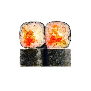 Невада с жареным лососем и икрой мини-порция