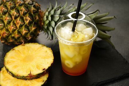 Лимонад Ананас-кумкват-айва