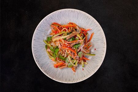 Салат с телячьим языком