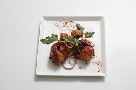 Жареные куриные голени