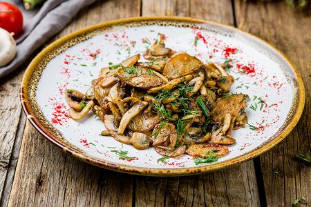 Картофель с грибами