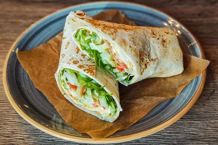 Шаурма с лососем