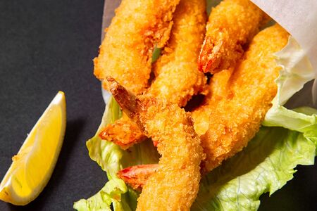 Креветки темпура