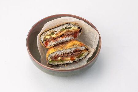 Паббого рисовый бургер с говядиной