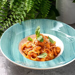 Феттуччине с креветками