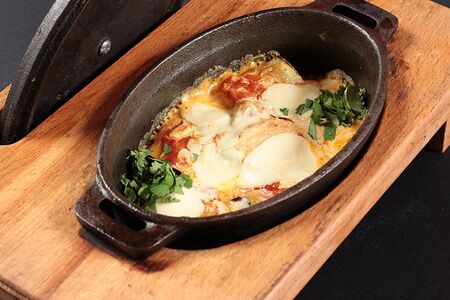 Мусака из овощей с мясной начинкой