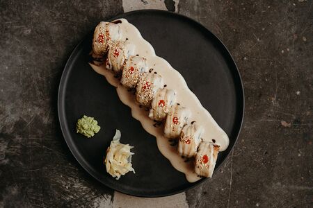 Угорь и креветка темпура