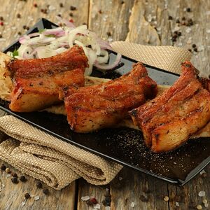 Шашлык из свиных ребрышек