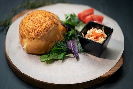 Закрытый бургер по-кавказски