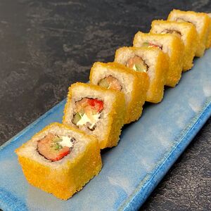 Жареный ролл Филадельфия