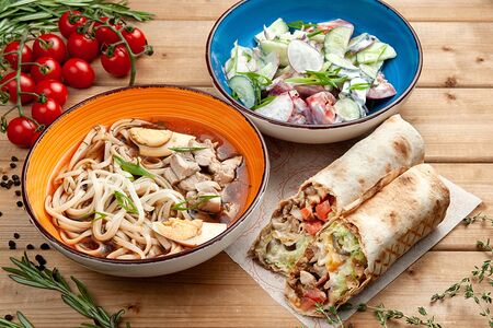 Sfm Бизнес Комбо №1 (Салат и Супчик и Донер)