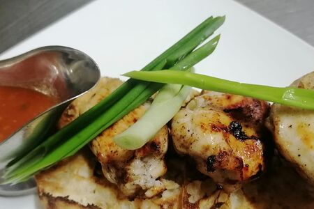 Шашлык из куриного филе