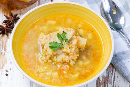 Суп гороховый