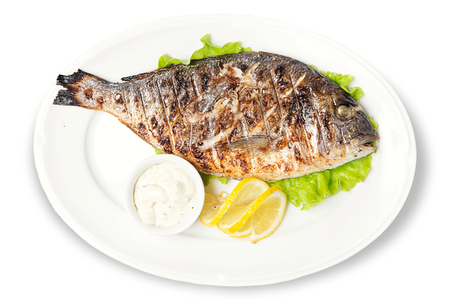 Дорадо на гриле