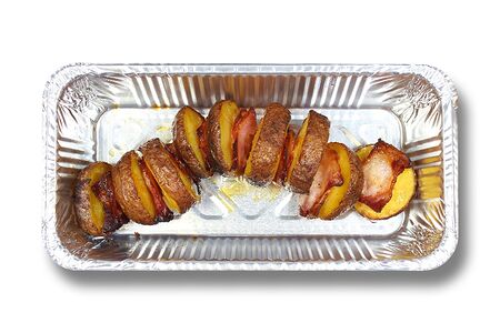 Картофель с беконом