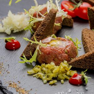 Тартар из говяжьей вырезки