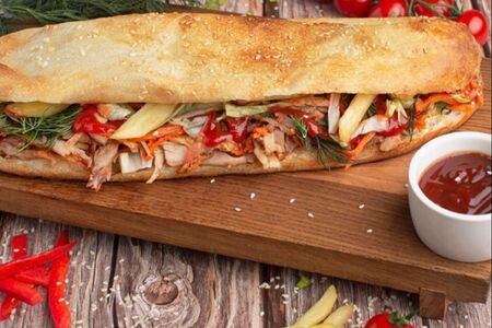 Турецкий донер с говядиной