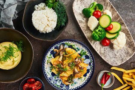 Рис на пару