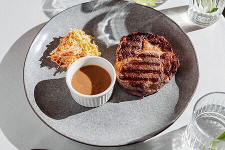 Стейк Рибай из мраморной говядины