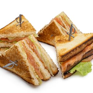 Сэндвич с сёмгой