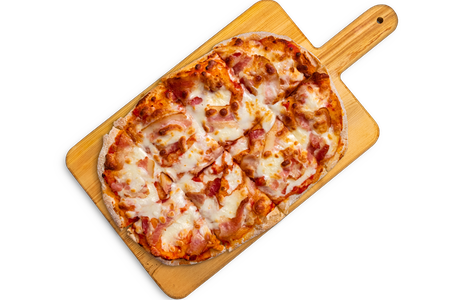 Пицца маргарита с беконом