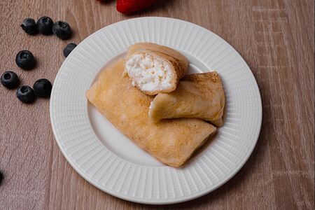 Блинчик с творогом