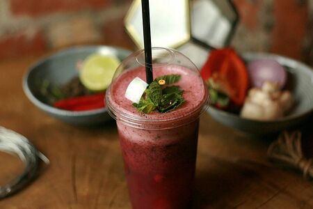 Лимонад Ягодный с мятой