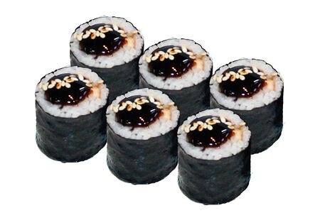 Маки с угрем