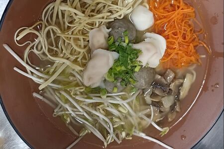 Рамен с шариками