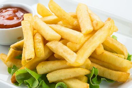 Картофель фри с чесноком