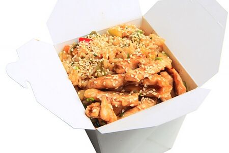 Wok с курицей