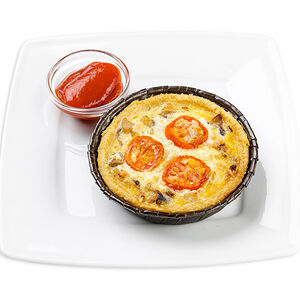 Киш с курицей и грибами