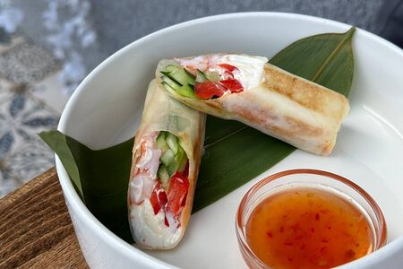 Спринг-ролл с креветками