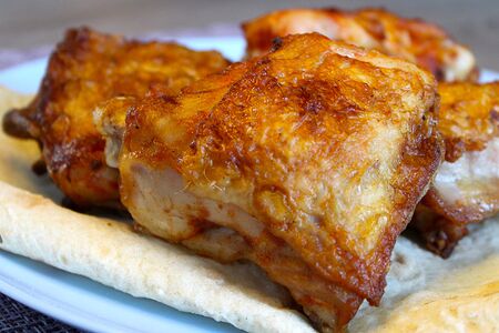 Шашлык из куриного бедра