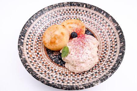 Сырники с соленой карамелью