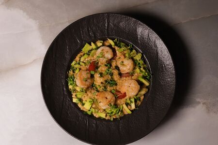 Птитим с креветками