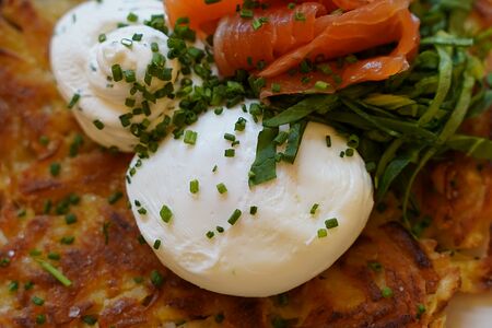 Драник с форелью слабой соли