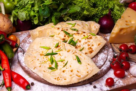 Кутабы картошка-сыр