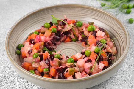 Винегрет из печеных овощей