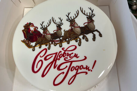 Бенто-торт с оленями 2024