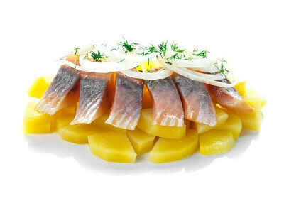 Салат картофельный с сельдью (Доставка)