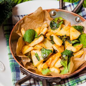 Артишоки жареные с чесноком и мятой