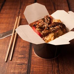 Тяхан с говядиной