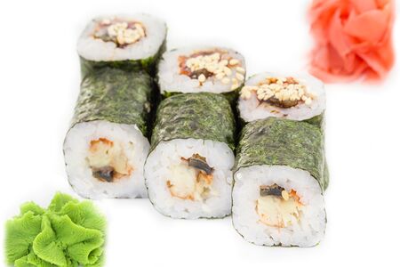 Ролл с угрём