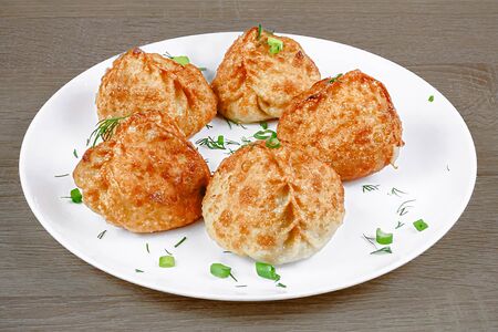 Манты жареные