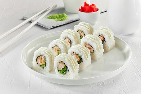 Ролл Цезарь с креветкой