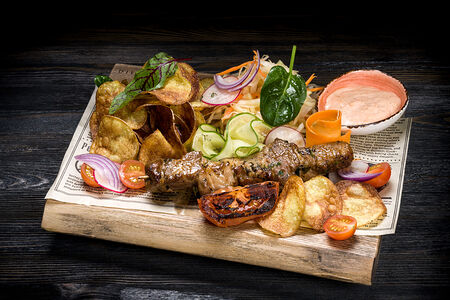 Шашлык из cвинoй шеи