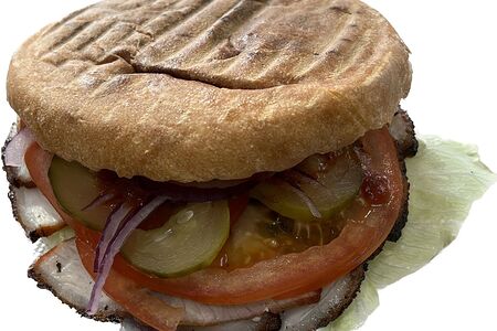 Бургер-шаурма со свининой