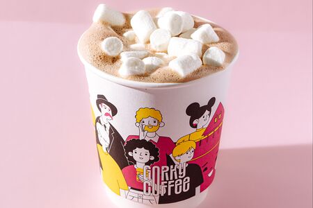 Какао с зефирками