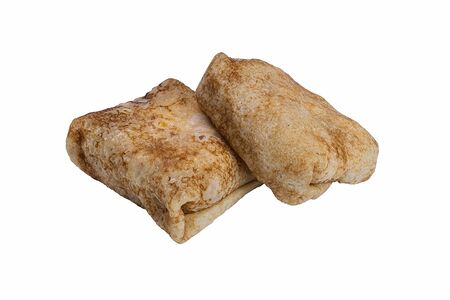 Блинчики с курицей в сливочном соусе